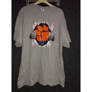Clemson Tigers Heart T-shirt Size Xl New Without Tags